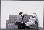 Valeriy Gerlovin converses with Prince Dmitrii. Rimma Gerlovina converses with John Cage. From the series Conversations