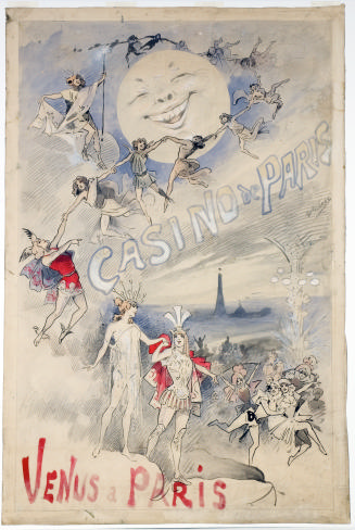 Study for the poster, Casino de Paris-Vénus à Paris