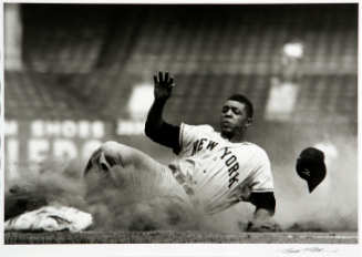 Willie Mays Steals Third Base, Brooklyn, NY