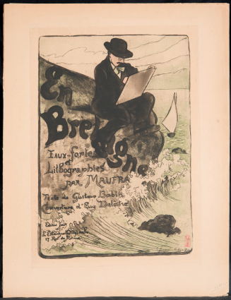 Cover for the album In Brittany:  Etchings and Lithographs by Maufra