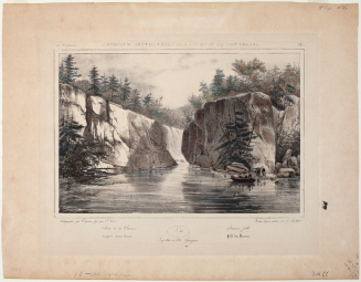 Passaic Falls, from the series Amérique septentrionale -- État du New Gersey (Northern America -- State of New Jersey), after Jacques Gérard Milbert