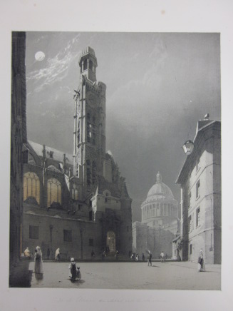 St. Etienne du Mont, Paris from the series Picturesque Architecture in Paris, Ghent, Antwerp and Rouen