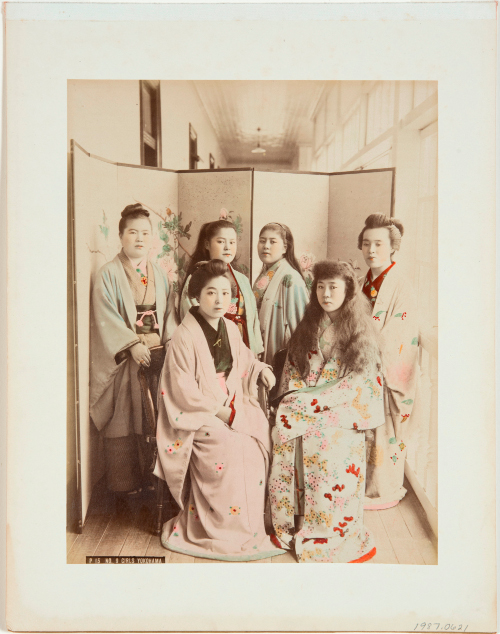 [Courtesans in Yokohama Brothel]