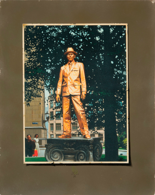 Self-Portrait in Bronze