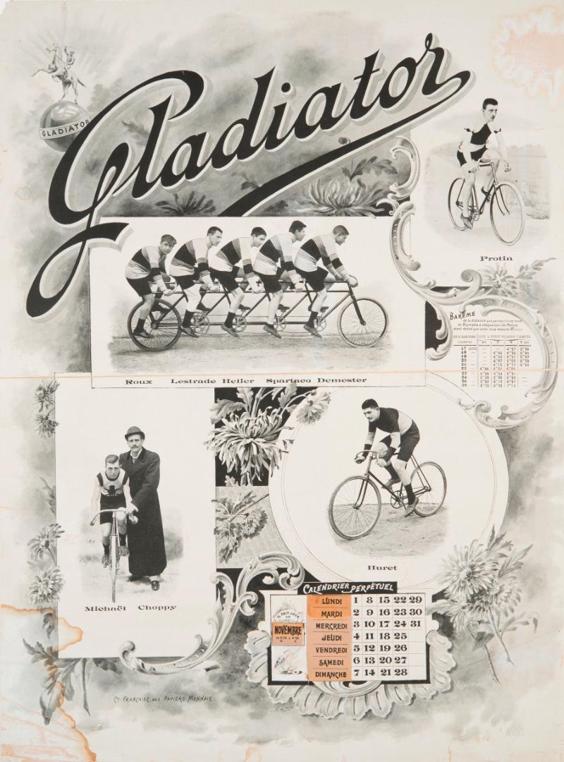 Gladiator Bicycle Poster