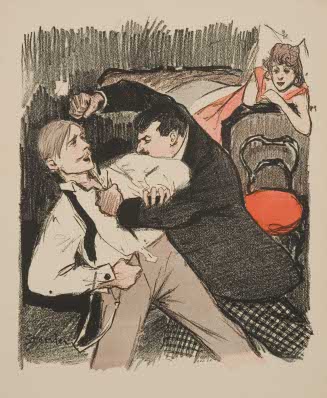 "Un Mari" par Camille de Sainte-Croix, cover for Gil Blas Illustré, April 28, 1895, no. 17