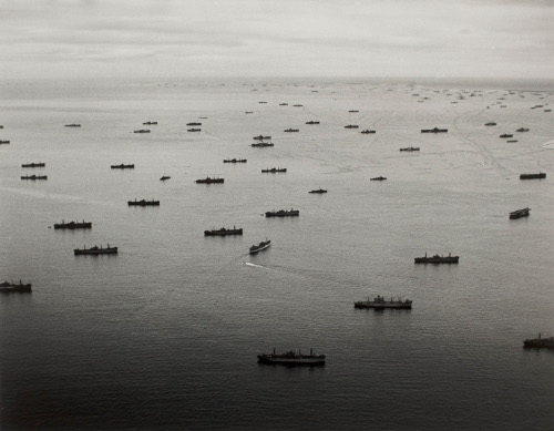 Untitled (U. S. fleet off of Japan)