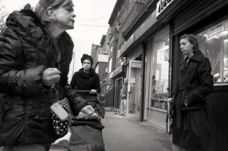 Woman Clenching Fist - Williamsburg, Brooklyn