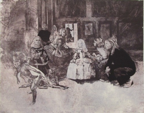 Disparity Among the Children (after Velasquez, Las Meninas)