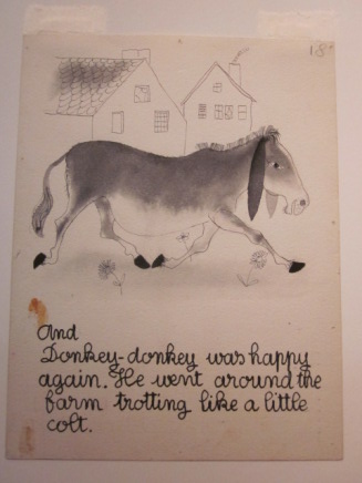And Donkey-donkey was happy again, illustration design for Donkey-donkey