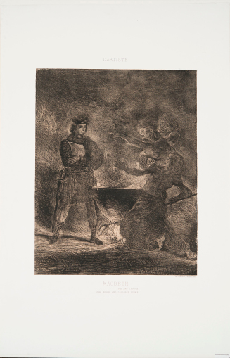 Macbeth Consulting the Witches from the journal La Caricature