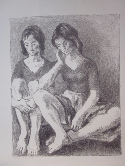 Two Seated Dancers