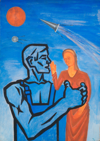 Proletarian and Madonna from the series Sots Art