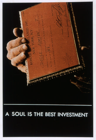 A soul is the best investment, from the installation We Buy and Sell Souls