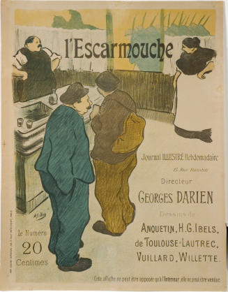 Poster for the Journal L'Escarmouche