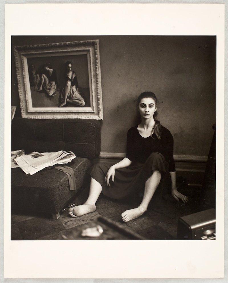 Model in Moses Soyer studio