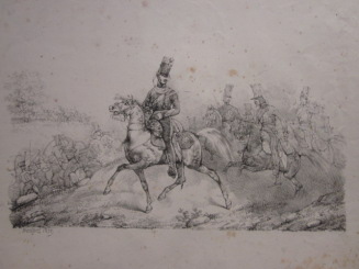 (Troops riding into battle)