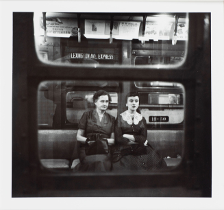 Woman and Young Woman in Subway (I.R.T.) N.Y.C.