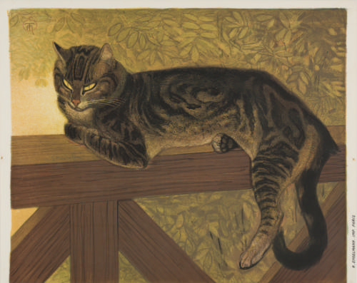 Summer: Cat on a Balustrade