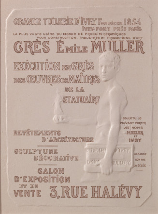 Address Card for Grès Émile Muller