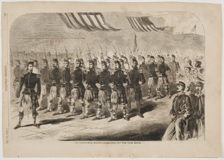 The Seventy-Ninth Regiment (Highlanders) New York State Militia from Harper's Weekly, May 25, 1861