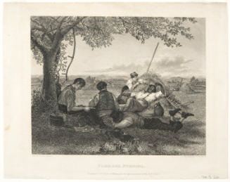 Farmers Nooning from Godey's Lady's Book, July 1845