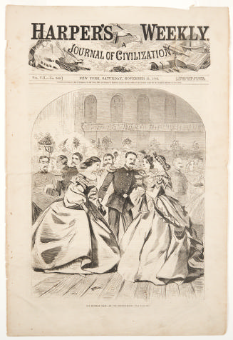 The Russian Ball - In the Supper-Room from Harper's Weekly, November 21, 1863