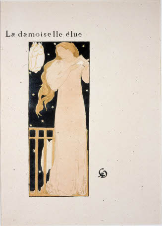 Frontispiece for La damoiselle élue (the Blessed Damsel)