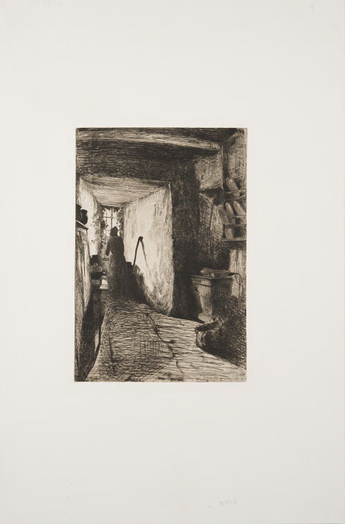 The Kitchen from the series Twelve Etchings from Nature (The French Set)