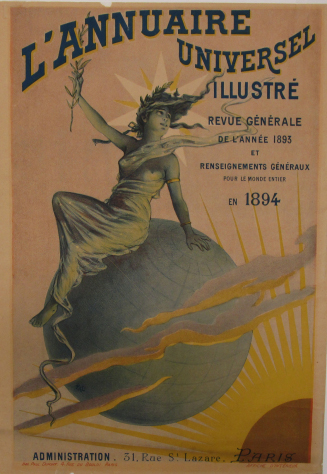 [Poster for the 1894 Universal Almanac]