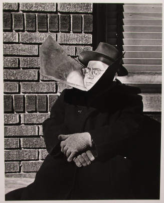 Man with Reflector 1952 ENY, Bklyn