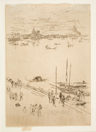 Upright Venice from the series Twenty-Six Etchings (the Second Venice Set)