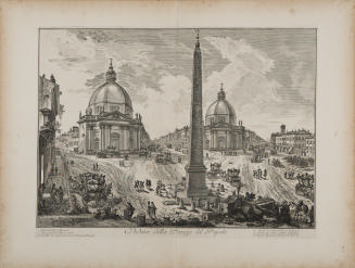 View of the Piazza del Popolo, no. 31 from the series Views of Rome