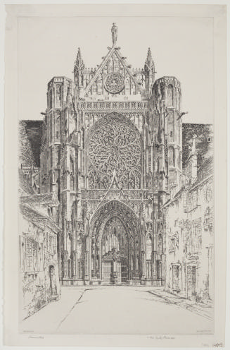 North Portal-Sens Cathedral