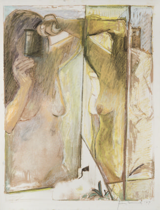 Untitled (woman with mirror)