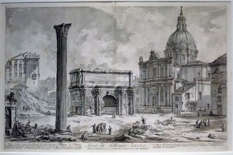 Arch of Septimius Severus from the series Views of Rome