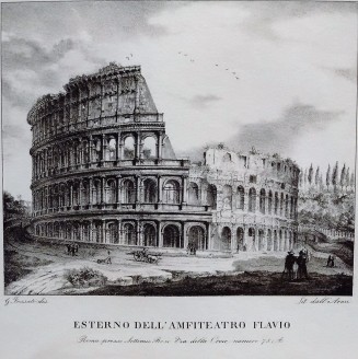 (Exterior of Flavian Ampitheater)