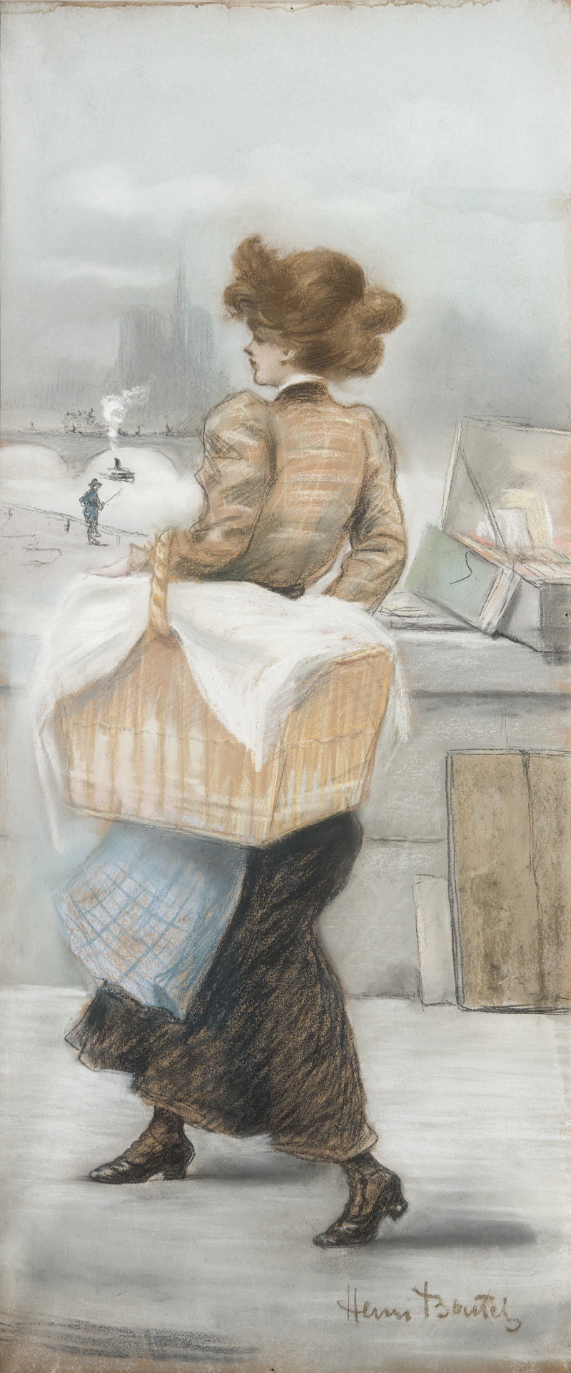 Laundress on the Pont de la Tournelle