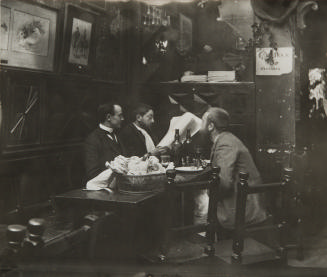 Rivière, Auriol, and Lebeau at the Chat Noir