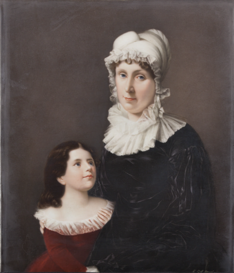 Lucretia Elizabeth Hanneby (Morgan) and Judith Livingston