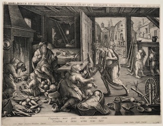 Death in the House of the Poor, after Jan Stradanus