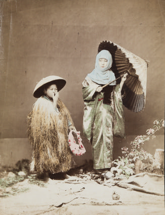 Boy and Girl in Winter Dress