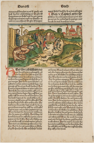 Illustration for Samuel 1:4, page from the Nuremberg Koberger Bible