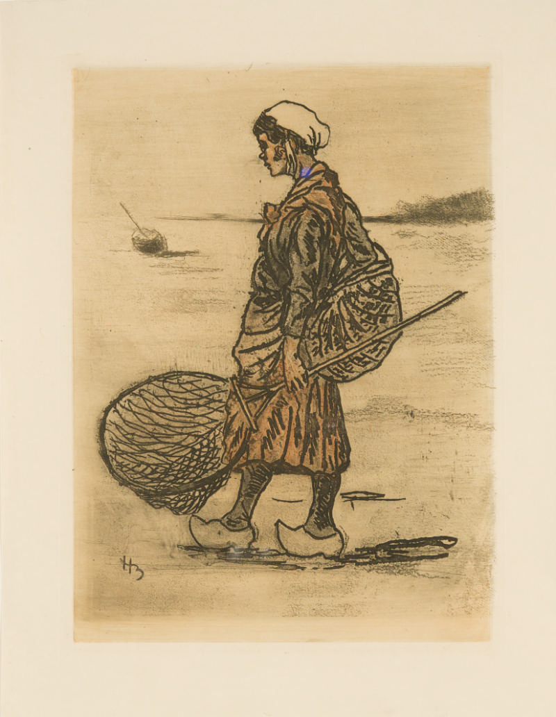 Girl with Fishing Nets