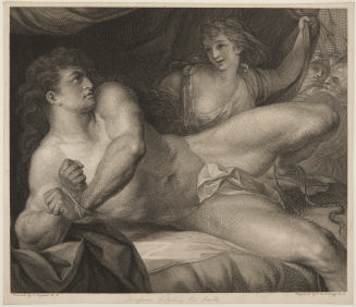 Samson Breaking his Bonds (after the 1784 painting by John Francis Rigaud [Royal Academy, London])