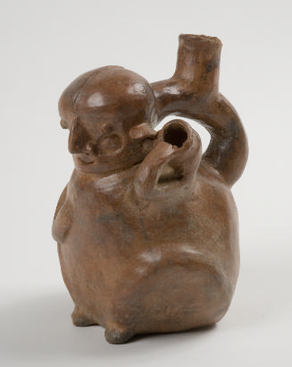 Salinar crouching figural vessel