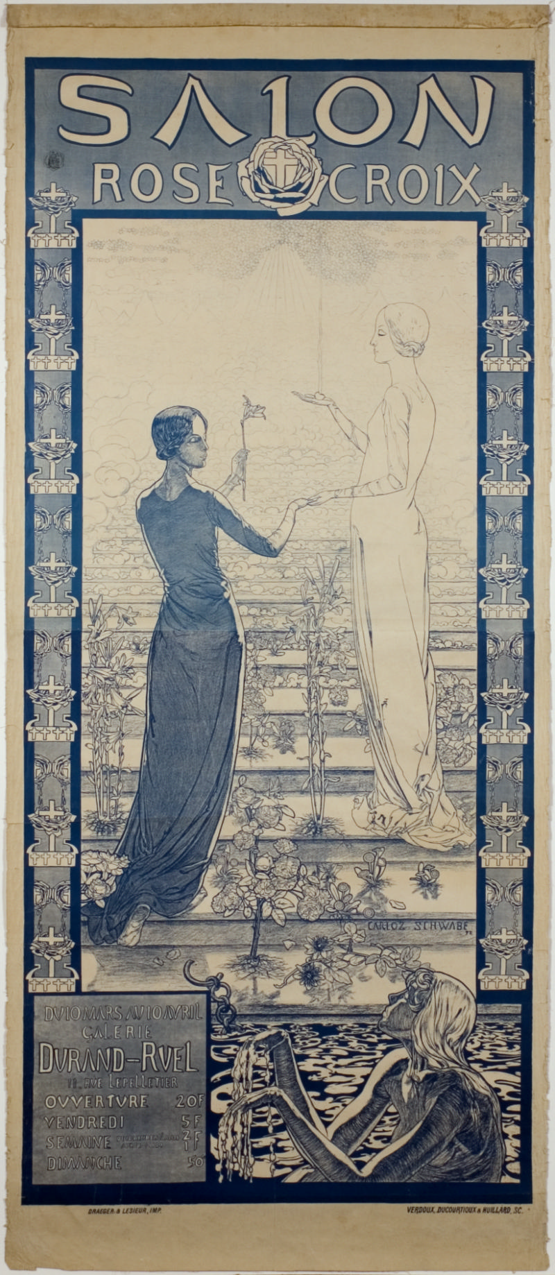 Poster for the Salon Rose-Croix