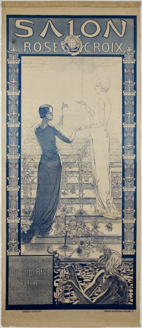 Poster for the Salon Rose-Croix