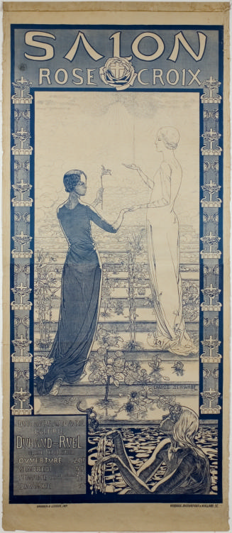Poster for the Salon Rose-Croix