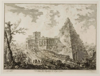 The Pyramid of Caius Cestius from the series Views of Rome